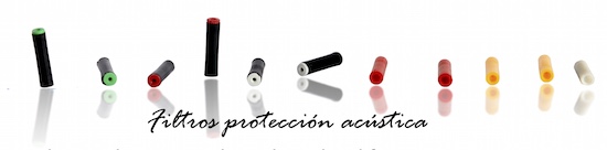 Filtros protección acústica